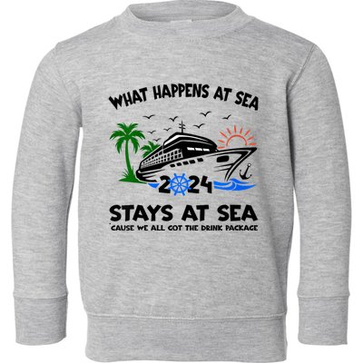 Aw Ship Its A Family Trip And Friends Group Cruise 2024 Toddler Sweatshirt