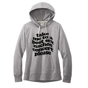 A Small Indie Band Stole All Of My Money Take Me To A Post Sec Nachos Concert Pl Women's Fleece Hoodie