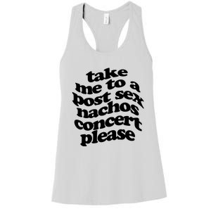 A Small Indie Band Stole All Of My Money Take Me To A Post Sec Nachos Concert Pl Women's Racerback Tank