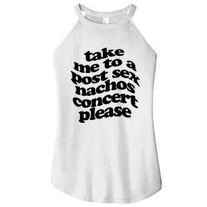 A Small Indie Band Stole All Of My Money Take Me To A Post Sec Nachos Concert Pl Women's Perfect Tri Rocker Tank