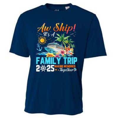 Aw Ship! It’S A Family Trip 2025 Family Matching Cruise Cooling Performance Crew T-Shirt