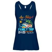 Aw Ship! It’S A Family Trip 2025 Family Matching Cruise Ladies Essential Flowy Tank