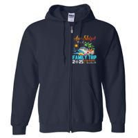 Aw Ship! It’S A Family Trip 2025 Family Matching Cruise Full Zip Hoodie