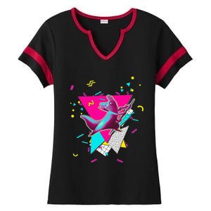 Artificer Slugcat  Indie Game Rain World 90s design  Ladies Halftime Notch Neck Tee