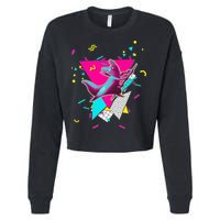 Artificer Slugcat  Indie Game Rain World 90s design  Cropped Pullover Crew
