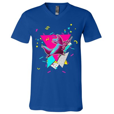 Artificer Slugcat  Indie Game Rain World 90s design  V-Neck T-Shirt