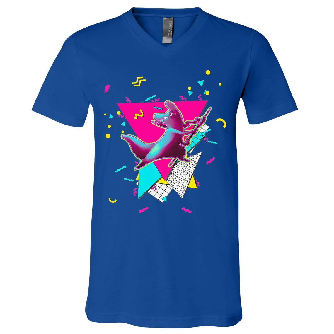 Artificer Slugcat  Indie Game Rain World 90s design  V-Neck T-Shirt