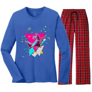 Artificer Slugcat  Indie Game Rain World 90s design  Women's Long Sleeve Flannel Pajama Set 