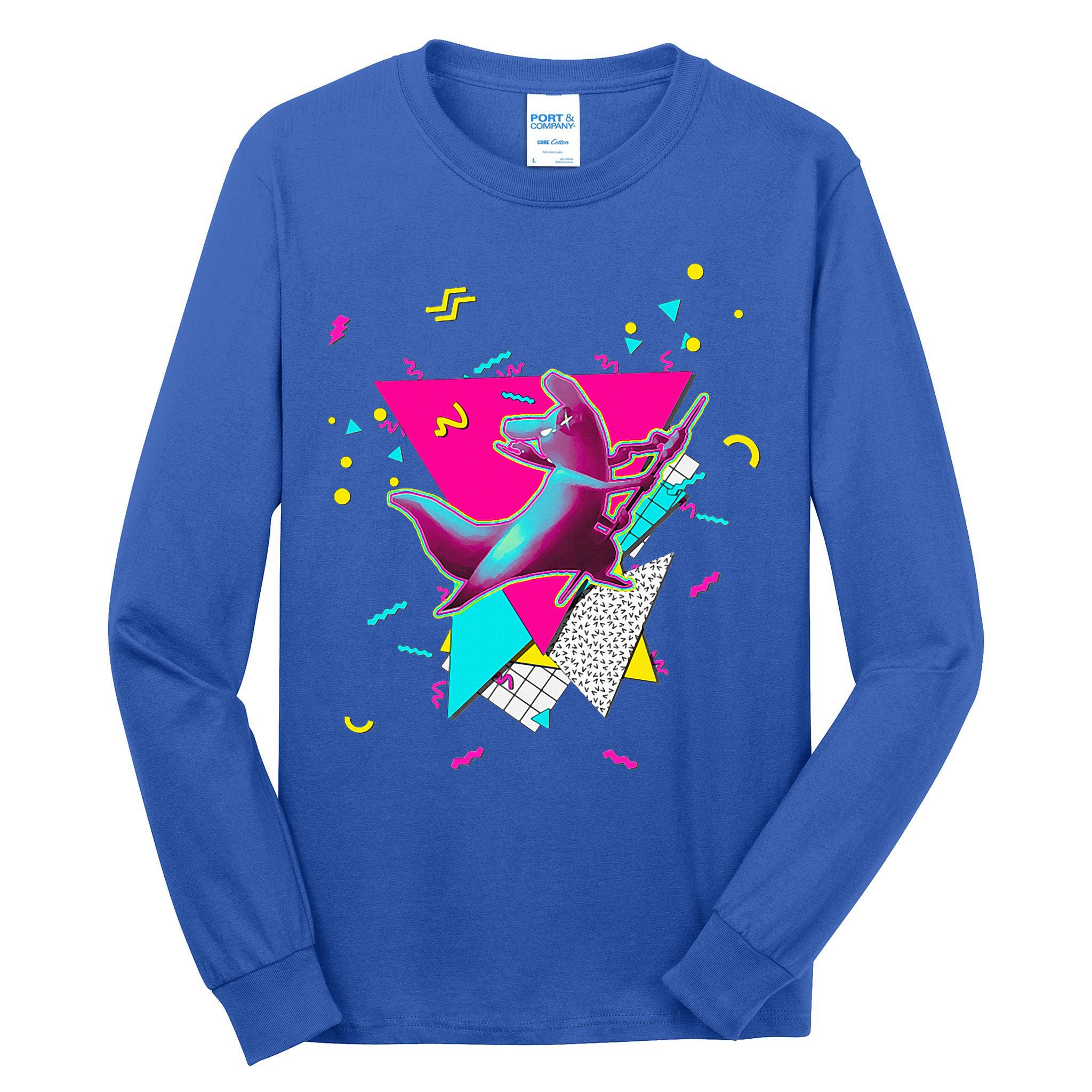 Artificer Slugcat  Indie Game Rain World 90s design  Tall Long Sleeve T-Shirt