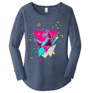 Artificer Slugcat  Indie Game Rain World 90s design  Women's Perfect Tri Tunic Long Sleeve Shirt