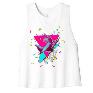 Artificer Slugcat  Indie Game Rain World 90s design  Women's Racerback Cropped Tank