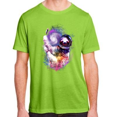 Astronaut Sloth In Space Adult ChromaSoft Performance T-Shirt