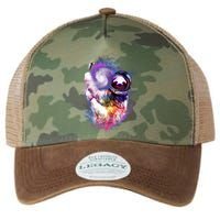 Astronaut Sloth In Space Legacy Tie Dye Trucker Hat