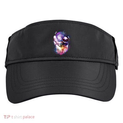 Astronaut Sloth In Space Adult Drive Performance Visor