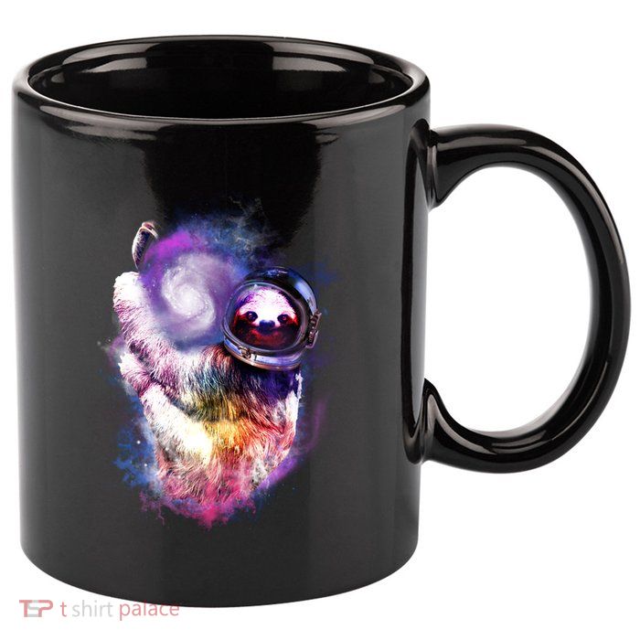 Astronaut Sloth In Space 11oz C Handle Ceramic Mug