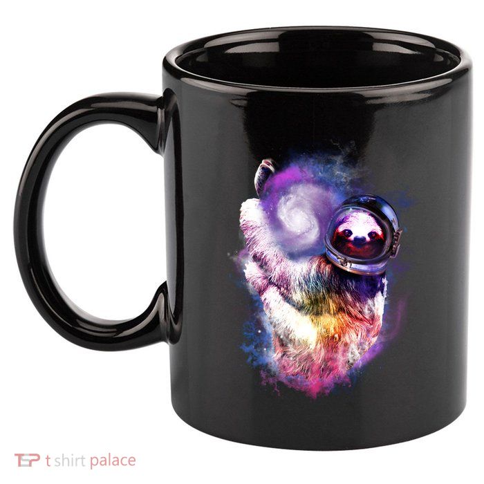 Astronaut Sloth In Space 11oz C Handle Ceramic Mug