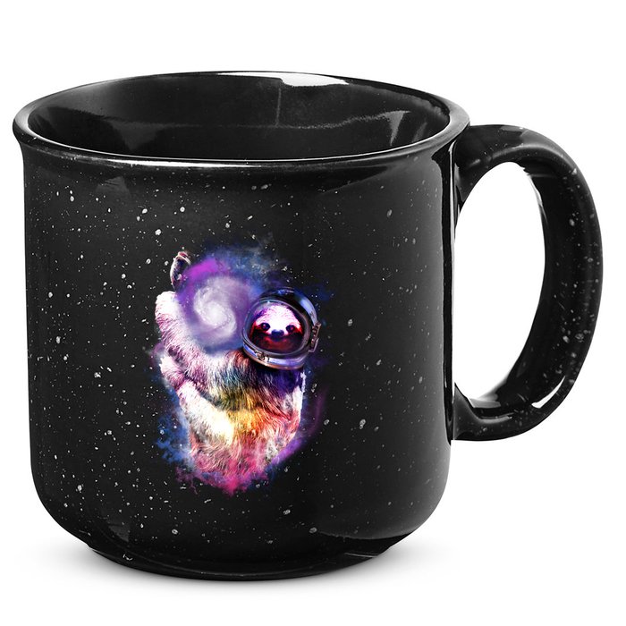 Astronaut Sloth In Space 15oz Campfire Ceramic Mug