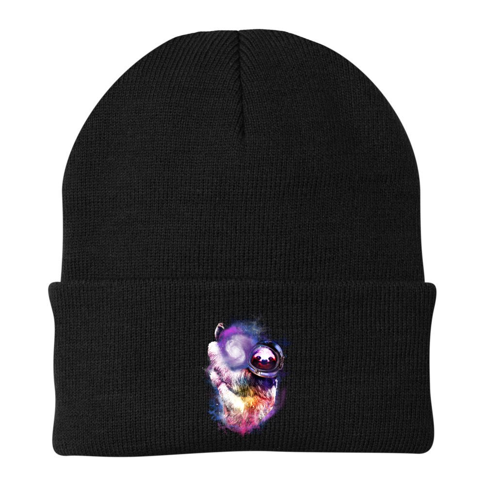 Astronaut Sloth In Space Beanie
