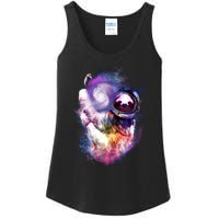 Astronaut Sloth In Space Ladies Essential Tank