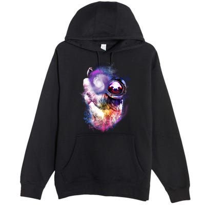 Astronaut Sloth In Space Premium Pullover Hoodie
