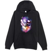 Astronaut Sloth In Space Premium Pullover Hoodie