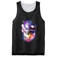 Astronaut Sloth In Space Mesh Reversible Basketball Jersey Tank