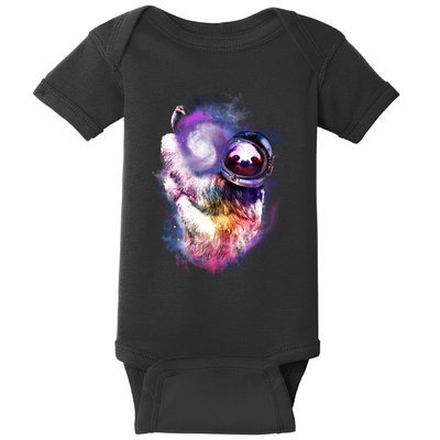 Astronaut Sloth In Space Baby Bodysuit