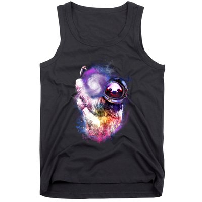 Astronaut Sloth In Space Tank Top