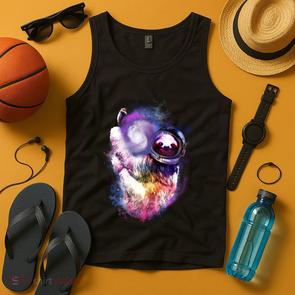 Astronaut Sloth In Space Tank Top