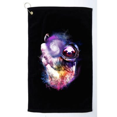 Astronaut Sloth In Space Golf Towel