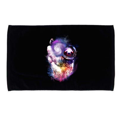 Astronaut Sloth In Space Microfiber Hand Towel