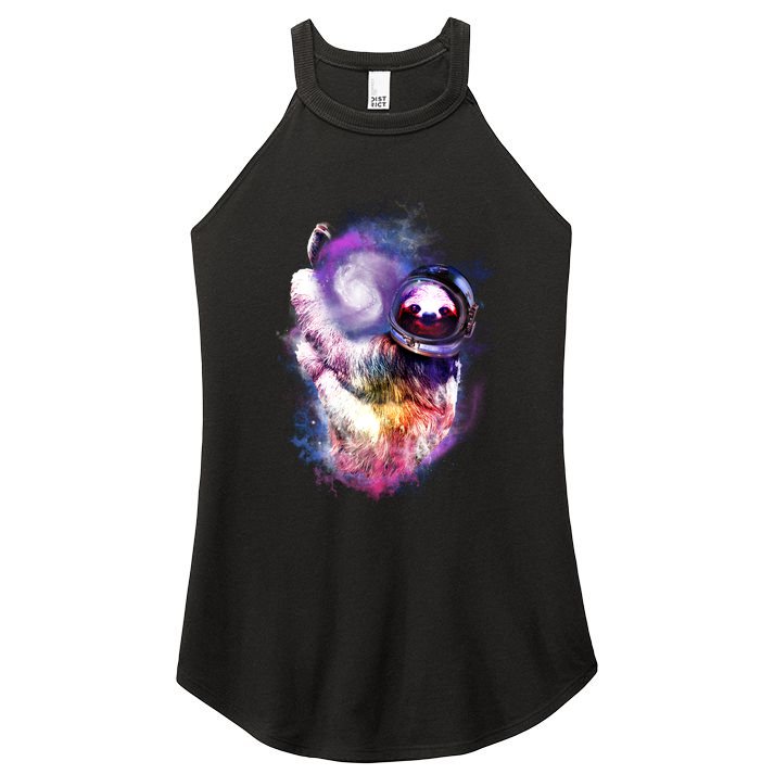 Astronaut Sloth In Space Women's Perfect Tri Rocker Tank