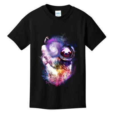 Astronaut Sloth In Space Kids T-Shirt