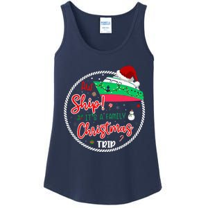 Aw Ship ItS A Christmas Cruise Trip Matching Family Reunion Ladies Essential Tank