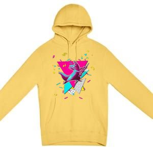 Artificer Slugcat Indie Game Rain World 90s graphic design Premium Pullover Hoodie