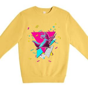 Artificer Slugcat Indie Game Rain World 90s graphic design Premium Crewneck Sweatshirt