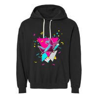Artificer Slugcat Indie Game Rain World 90s graphic design Garment-Dyed Fleece Hoodie