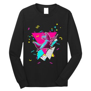 Artificer Slugcat Indie Game Rain World 90s graphic design Long Sleeve Shirt