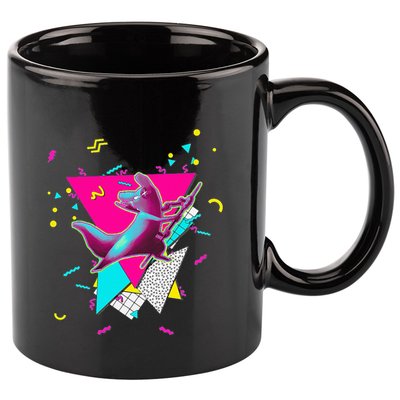 Artificer Slugcat Indie Game Rain World 90s graphic design 11oz C Handle Ceramic Mug