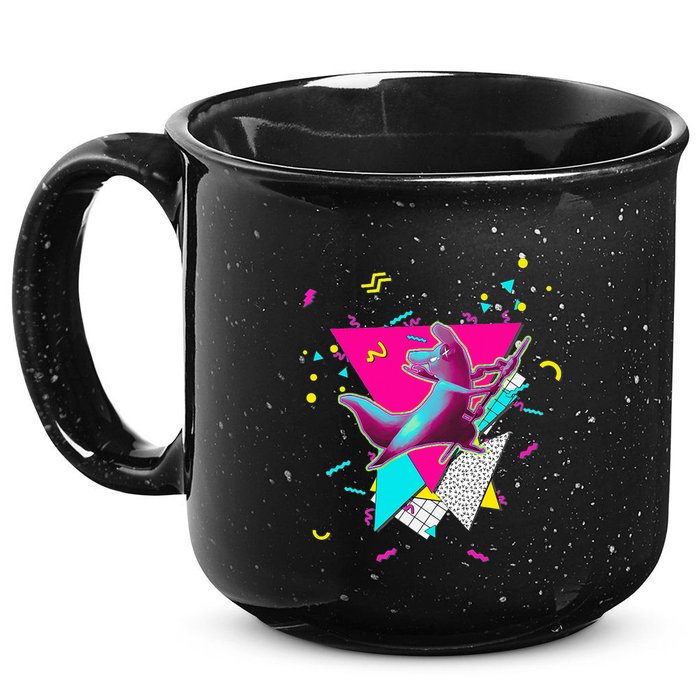 Artificer Slugcat Indie Game Rain World 90s graphic design 15oz Campfire Ceramic Mug
