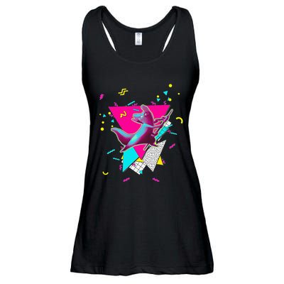 Artificer Slugcat Indie Game Rain World 90s graphic design Ladies Essential Flowy Tank