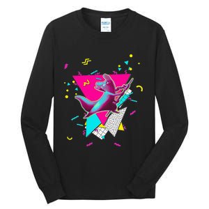 Artificer Slugcat Indie Game Rain World 90s graphic design Tall Long Sleeve T-Shirt