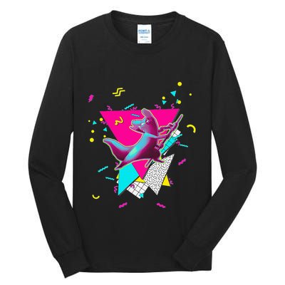 Artificer Slugcat Indie Game Rain World 90s graphic design Tall Long Sleeve T-Shirt