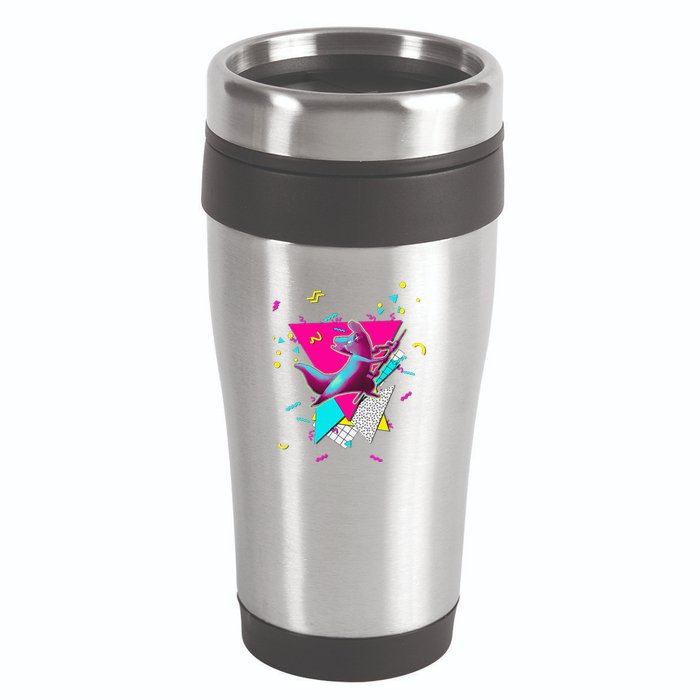 Artificer Slugcat Indie Game Rain World 90s graphic design 16oz Travel Tumbler