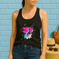 Artificer Slugcat Indie Game Rain World 90s graphic design Womens Tank Top