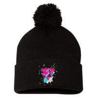 Artificer Slugcat Indie Game Rain World 90s graphic design Pom Pom 12in Knit Beanie