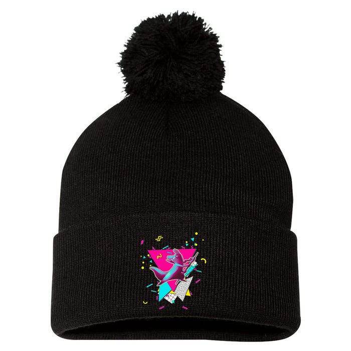 Artificer Slugcat Indie Game Rain World 90s graphic design Pom Pom 12in Knit Beanie