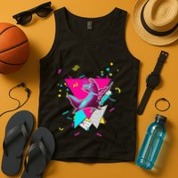 Artificer Slugcat Indie Game Rain World 90s graphic design Tank Top