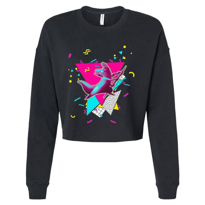 Artificer Slugcat Indie Game Rain World 90s graphic design Cropped Pullover Crew