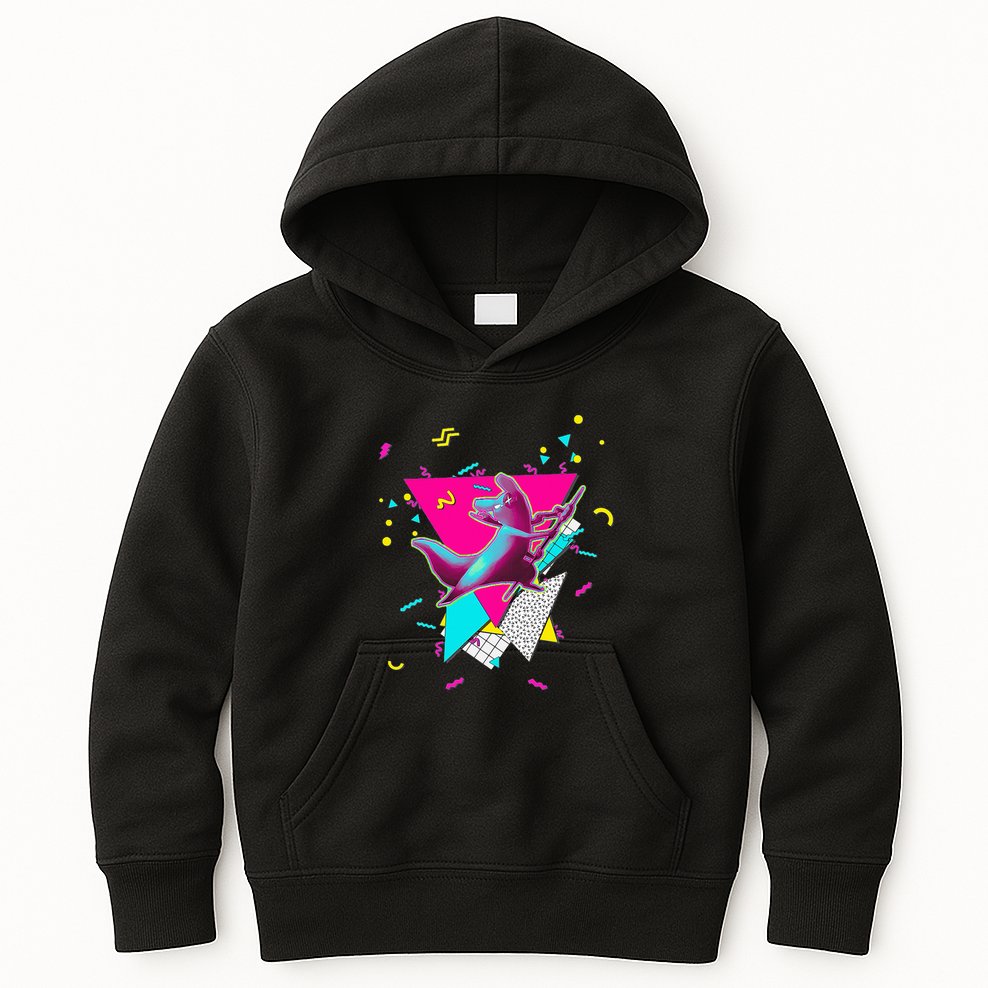 Artificer Slugcat Indie Game Rain World 90s graphic design Kids Hoodie